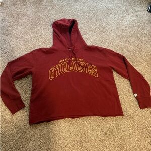 Cropped Iowa State Hoodie Medium
